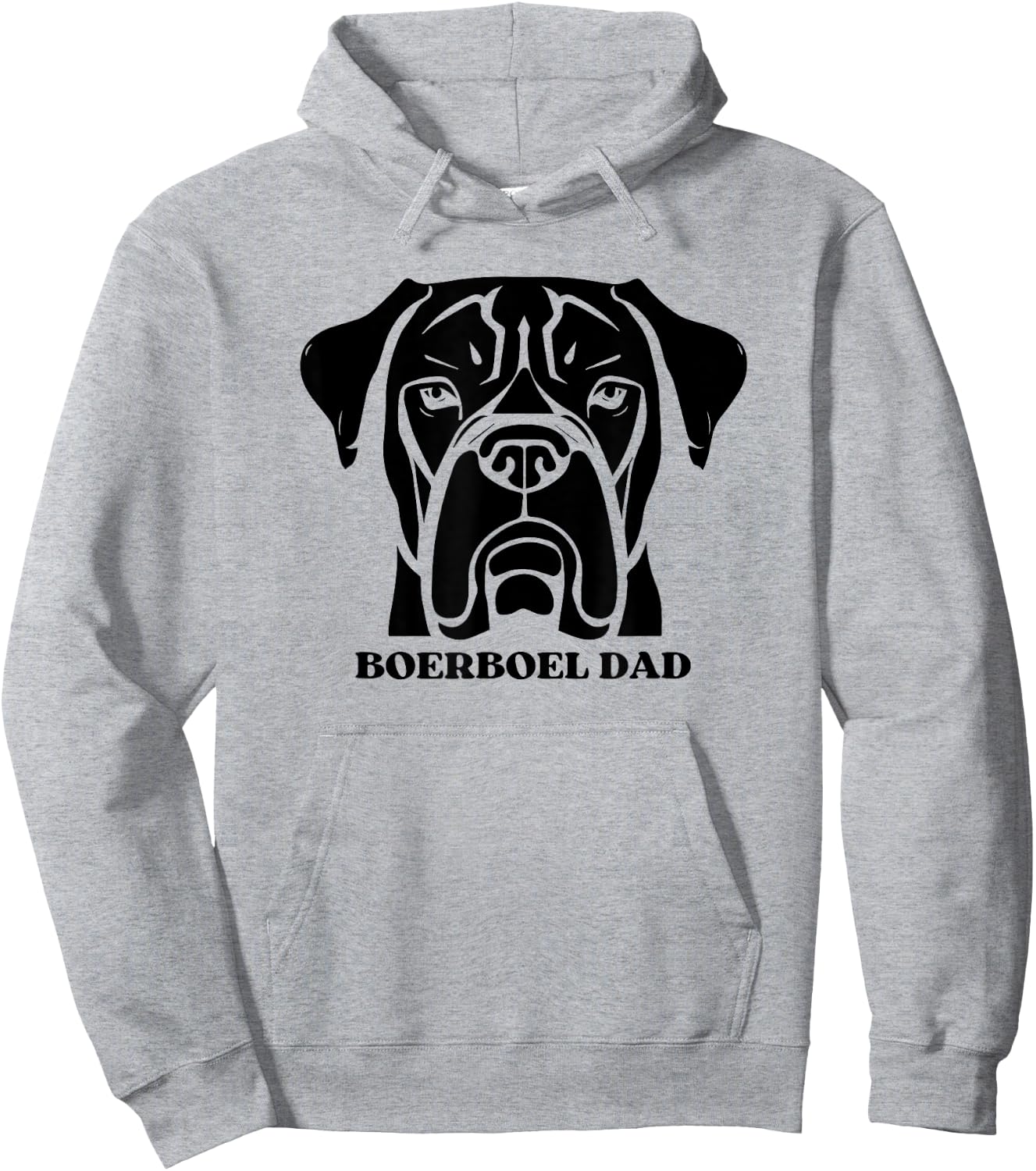 Boerboel Dad Dog Lovers Hoodie - Hoodie | Ash