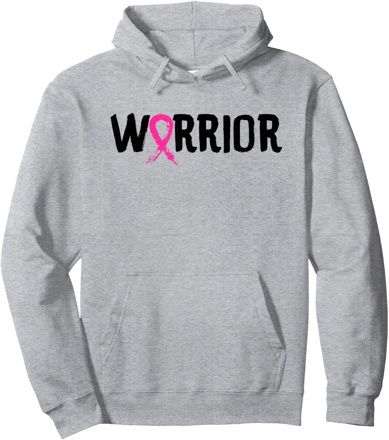 Warrior - Breast Cancer Awareness Shirt Gift Hoodie - Hoodie | Ash