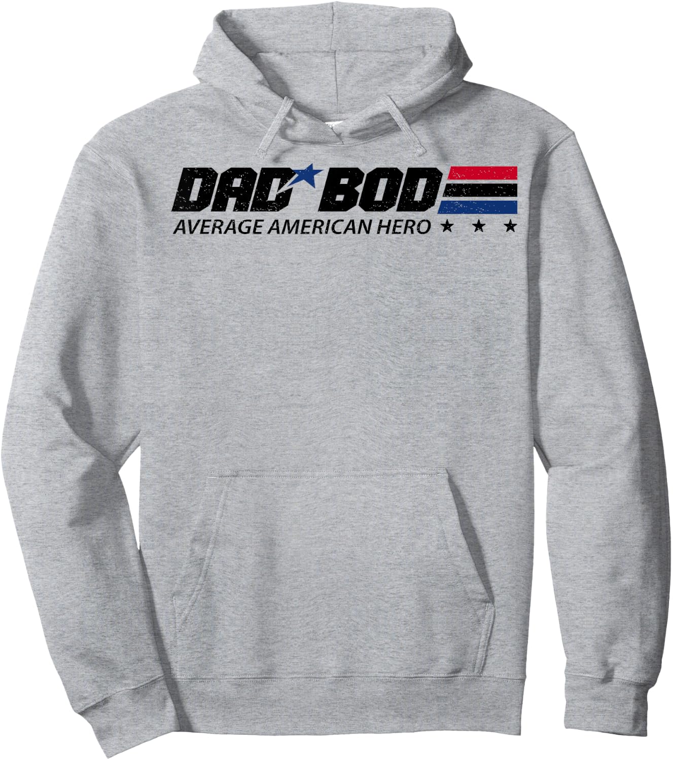 Dad Bod Average American Hero Hoodie - Hoodie | Ash