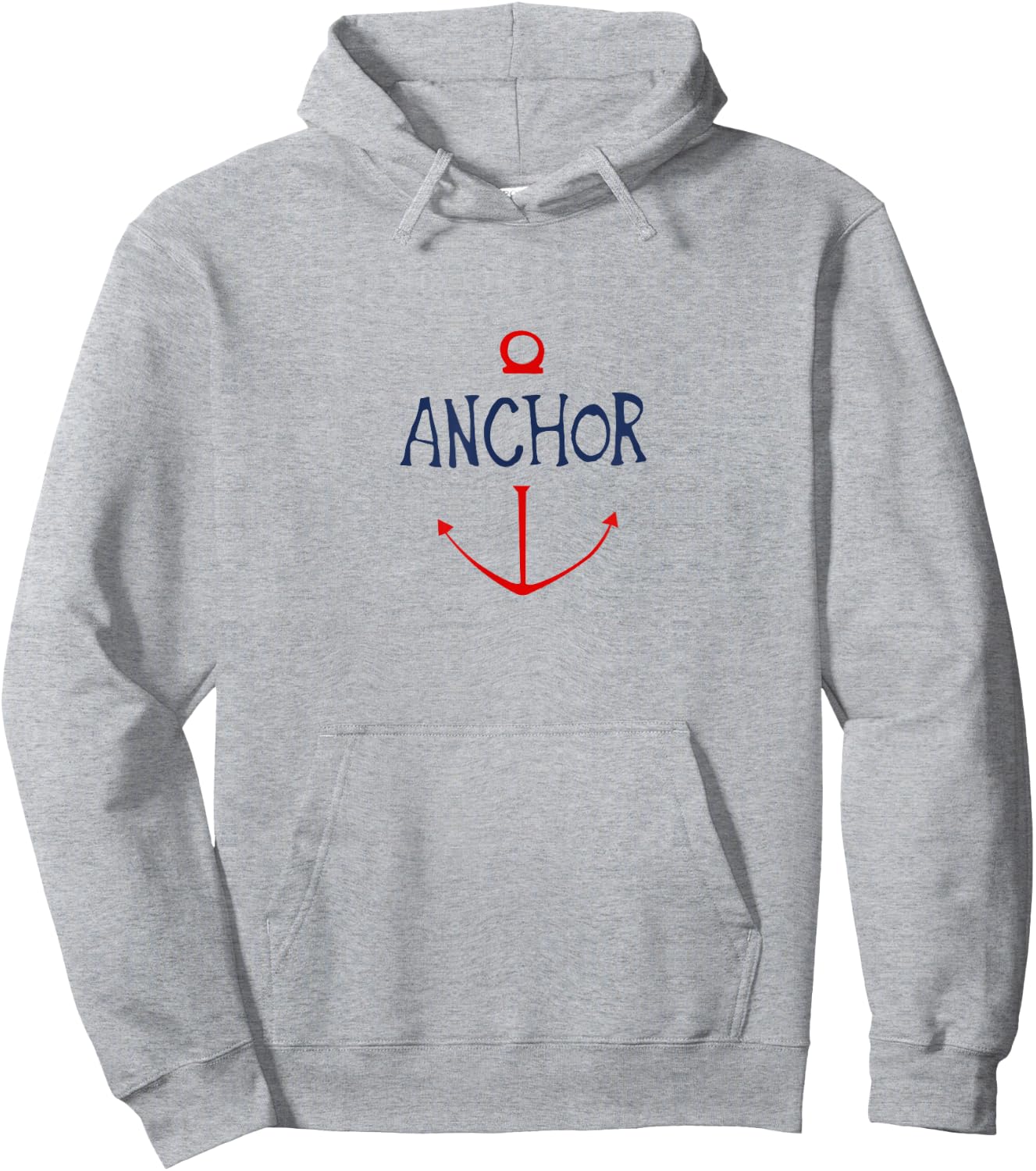 One Piece Anchor , grey, S Hoodie - Hoodie | Ash
