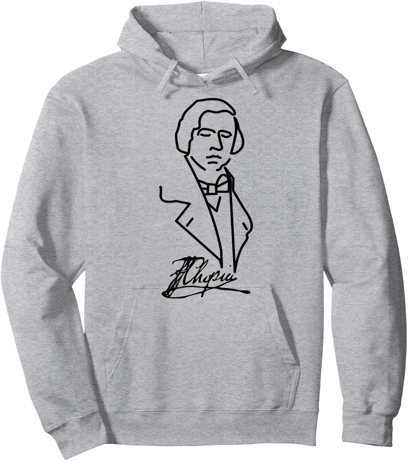 Classical Music, Pianist, Chopin, Musician, Composer Shirt Hoodie - Hoodie | Ash