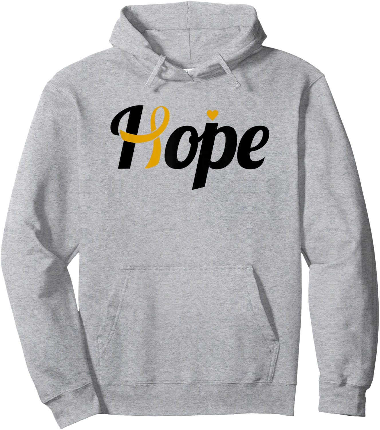 Hope - Childhood Cancer Support Shirt For Childhood Cancer Hoodie - Hoodie | Ash