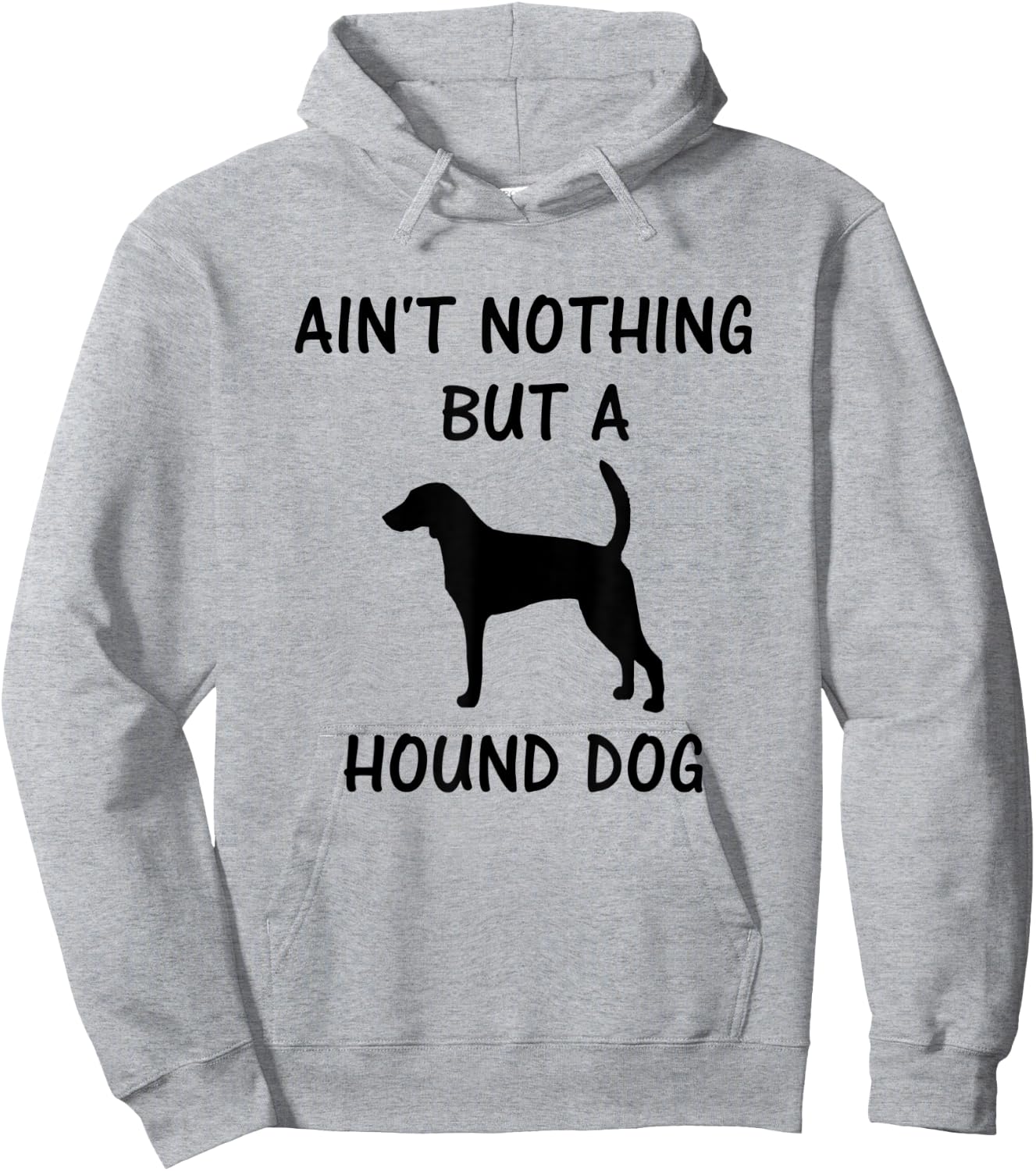 Ain't Nothing But A Hound Dog - American Foxhound Men Women Kids Hoodie - Hoodie | Ash