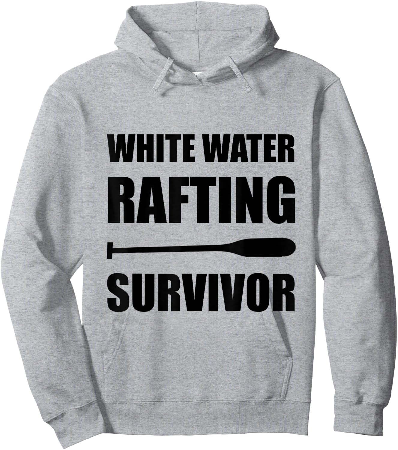 White Water Rafting Survivor Funny Hoodie - Hoodie | Ash