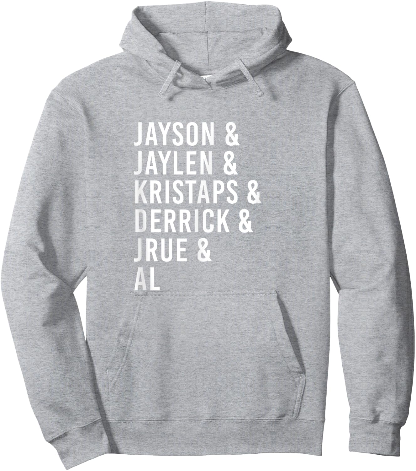 Boston Jayson Jaylen Krystap Derrick Jrue Al 2024 Hoodie - Hoodie | Ash
