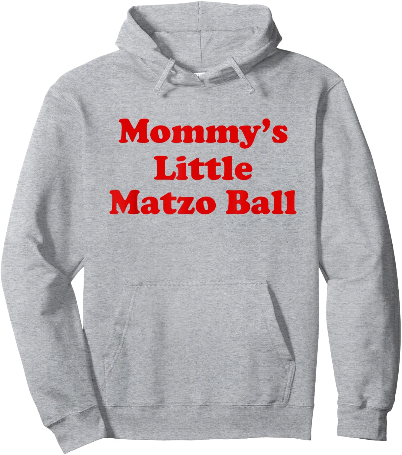 Mommy's Little Matzo Ball Funny Hoodie - Hoodie | Ash