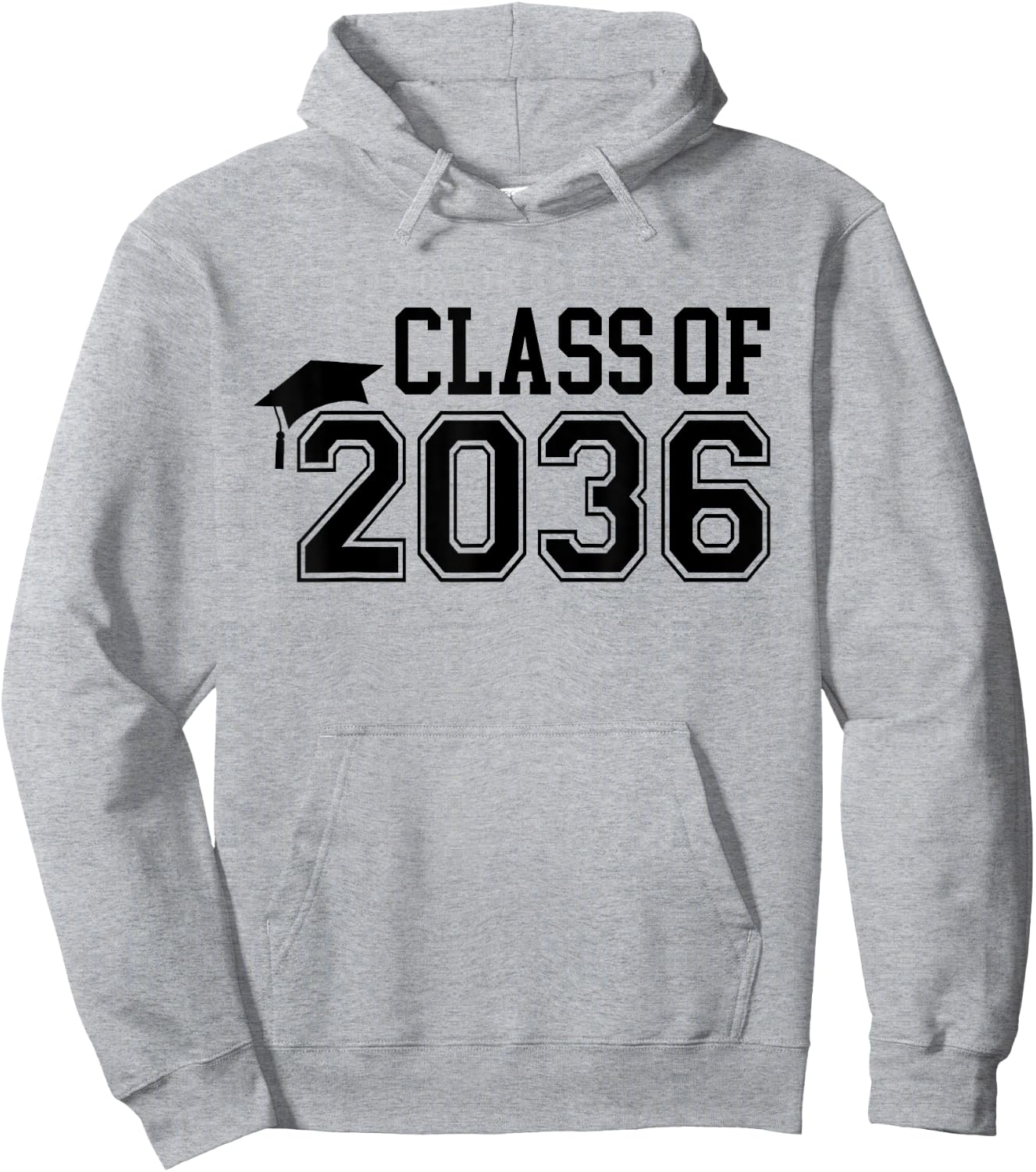 Class of 2036 First Day of School Graduation Boys Girls Kids Hoodie - Hoodie | Ash