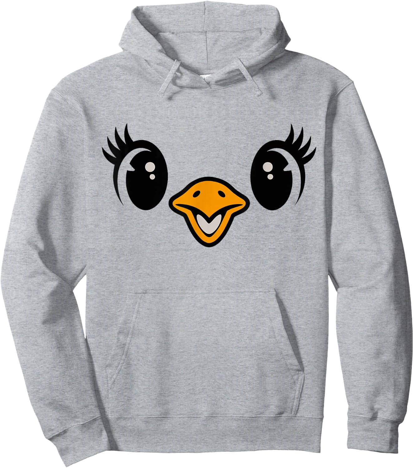 Halloween Chick Face Costume Kids Cute Baby Chicken Hoodie - Hoodie | Ash