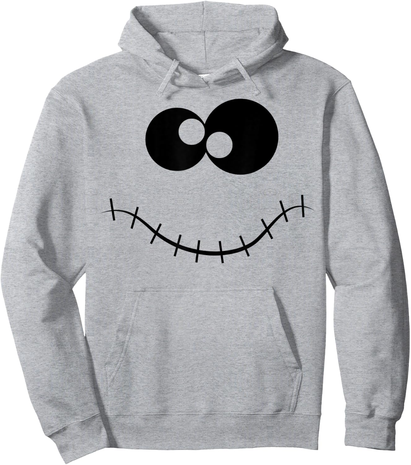 Halloween Ghost Shirt Costume (Ghost Face shirt) Hoodie - Hoodie | Ash