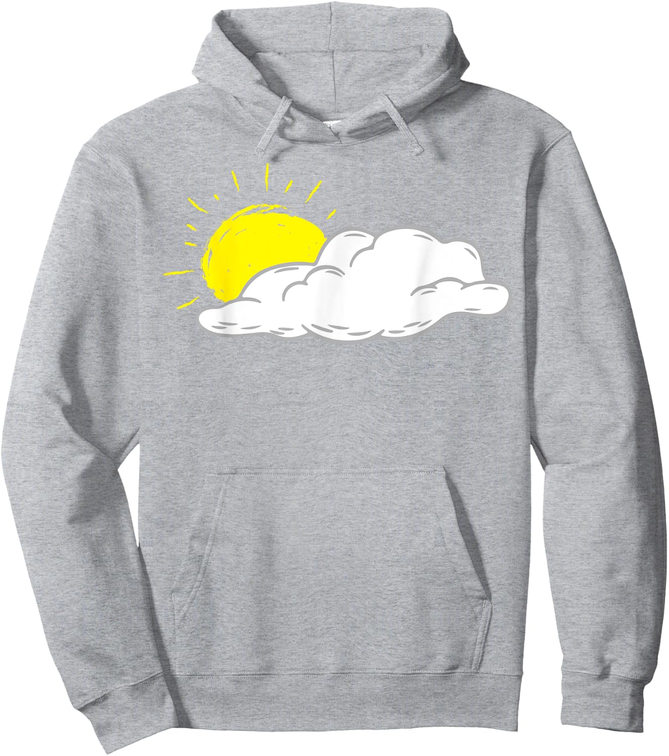 White Cloud With Sun Shining Men Women Kids Hoodie - Hoodie | Ash