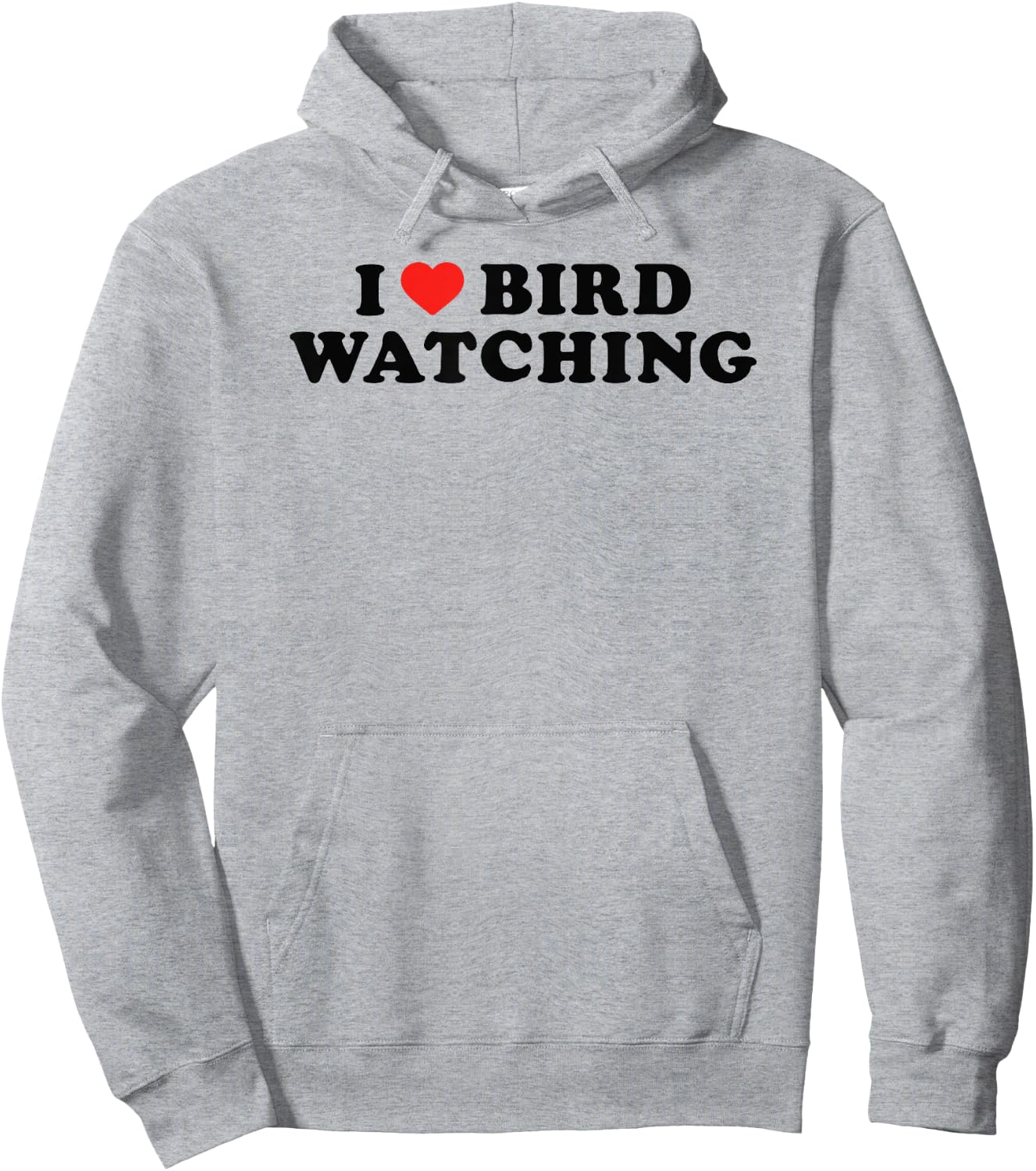 I Love Bird Watching I Heart Bird Watching Lover Watcher Hoodie - Hoodie | Ash