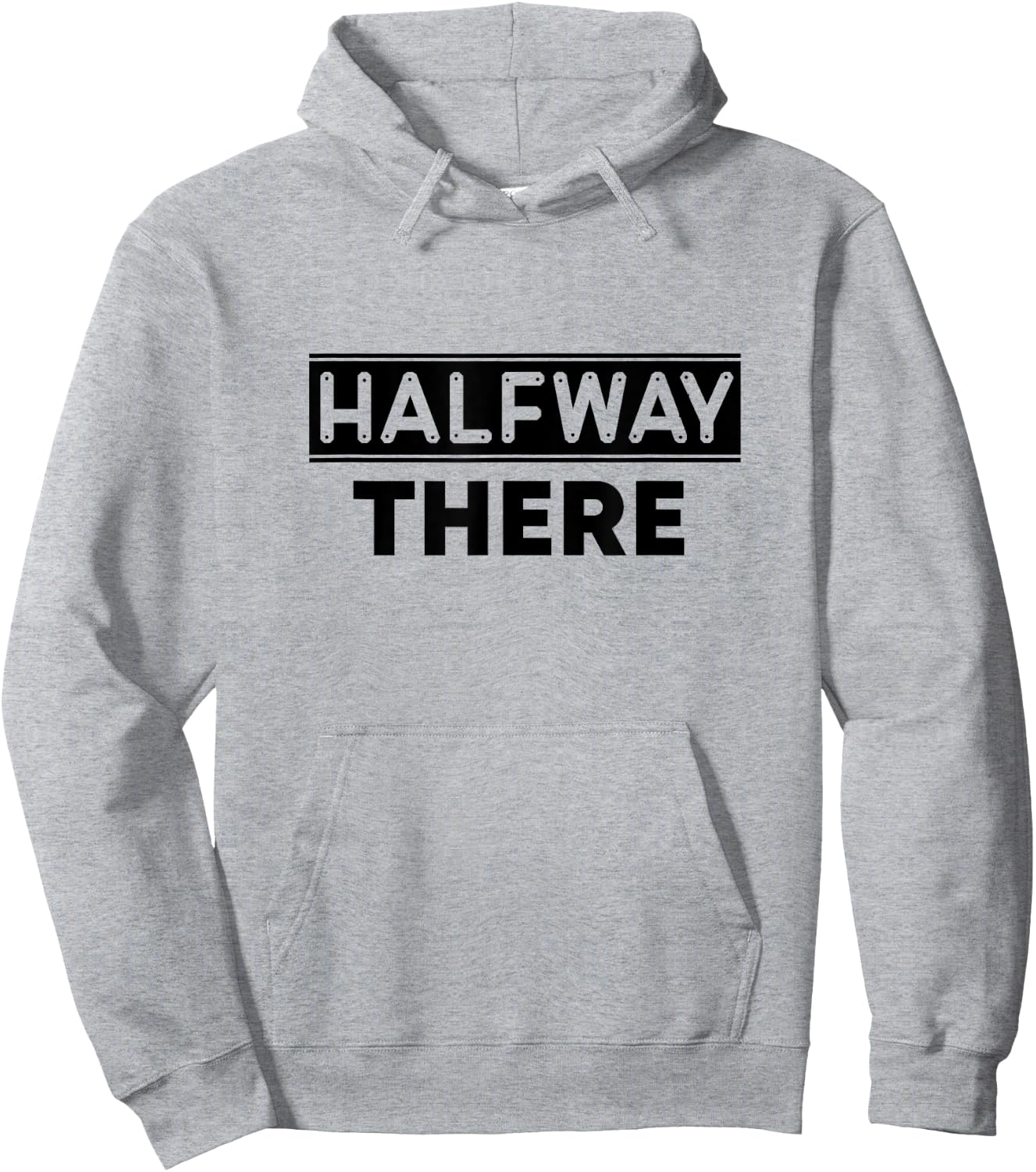Keep On Doing Novelty Merch Halfway There , Small, White Hoodie - Hoodie | Ash
