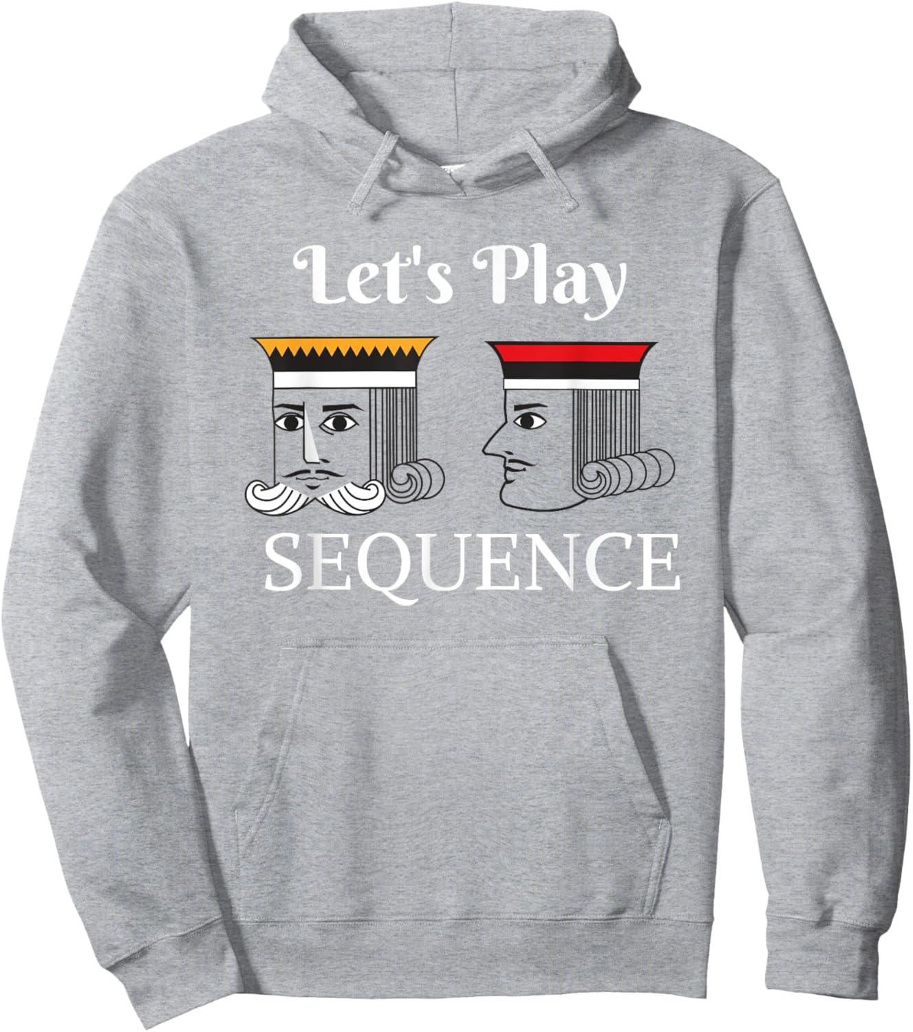 Let's Play a Card Board Game Family Night Hoodie - Hoodie | Ash