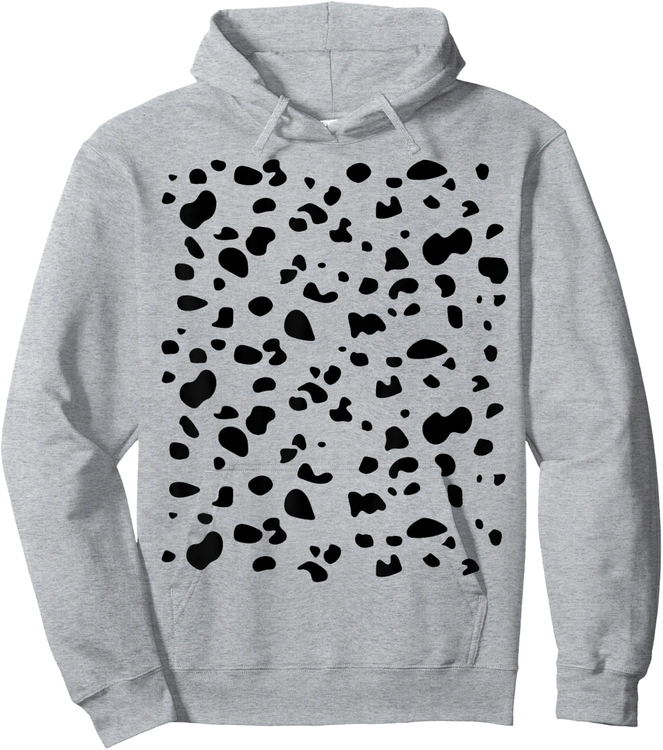 Dalmatian pattern on front and back costume halloween party Hoodie - Hoodie | Ash