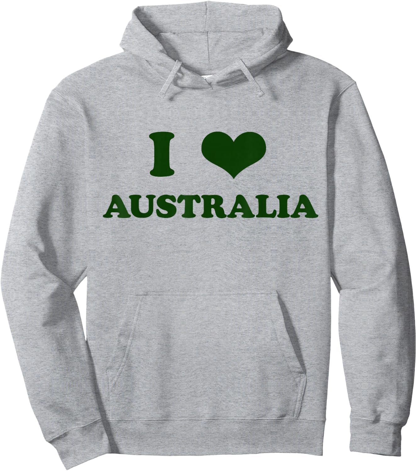 I Love Australia I Heart Shape Aussie Men Women Kids Hoodie - Hoodie | Ash