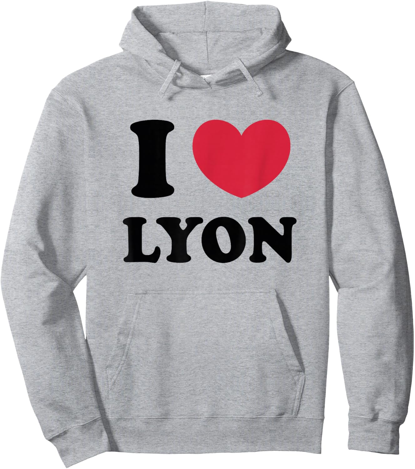 I Love Lyon , white, S Hoodie - Hoodie | Ash