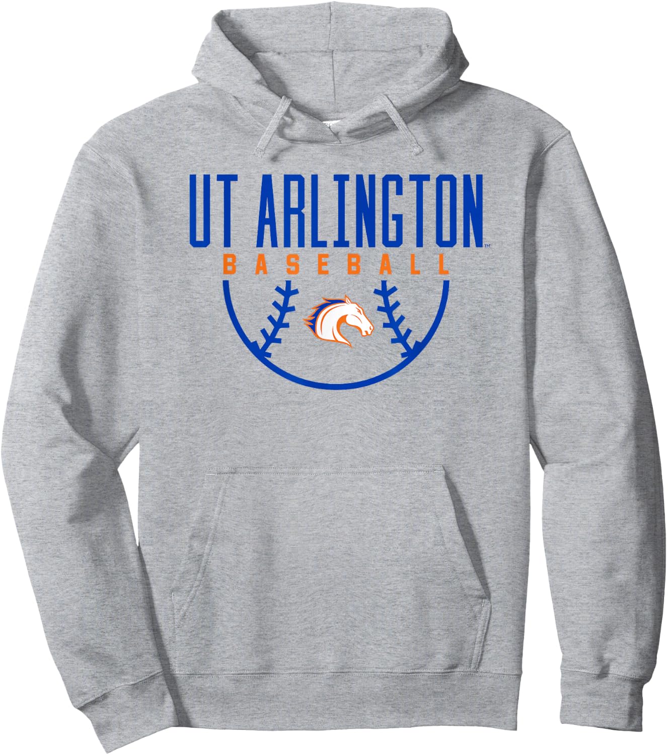 University of Texas at Arlington UTA Mavericks Baseball Hoodie - Hoodie | Ash
