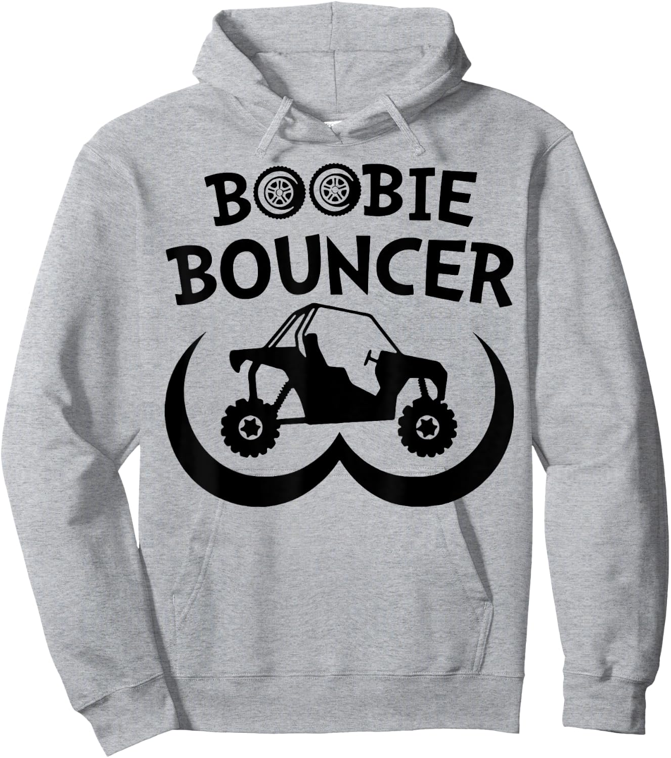 SXS UTV Boobie Bouncer Hoodie - Hoodie | Ash