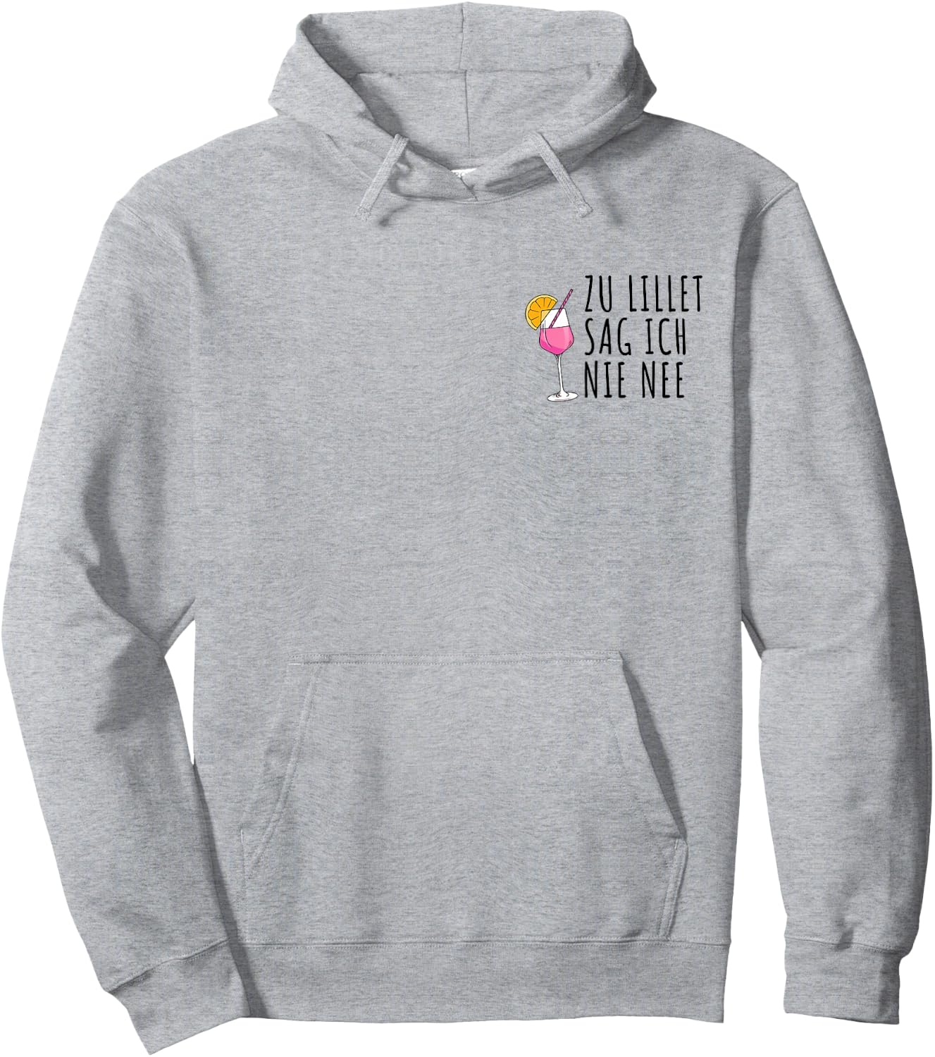 To Lillet Sag ich nie nee Summer Alcohol Lillet , White Hoodie - Hoodie | Ash