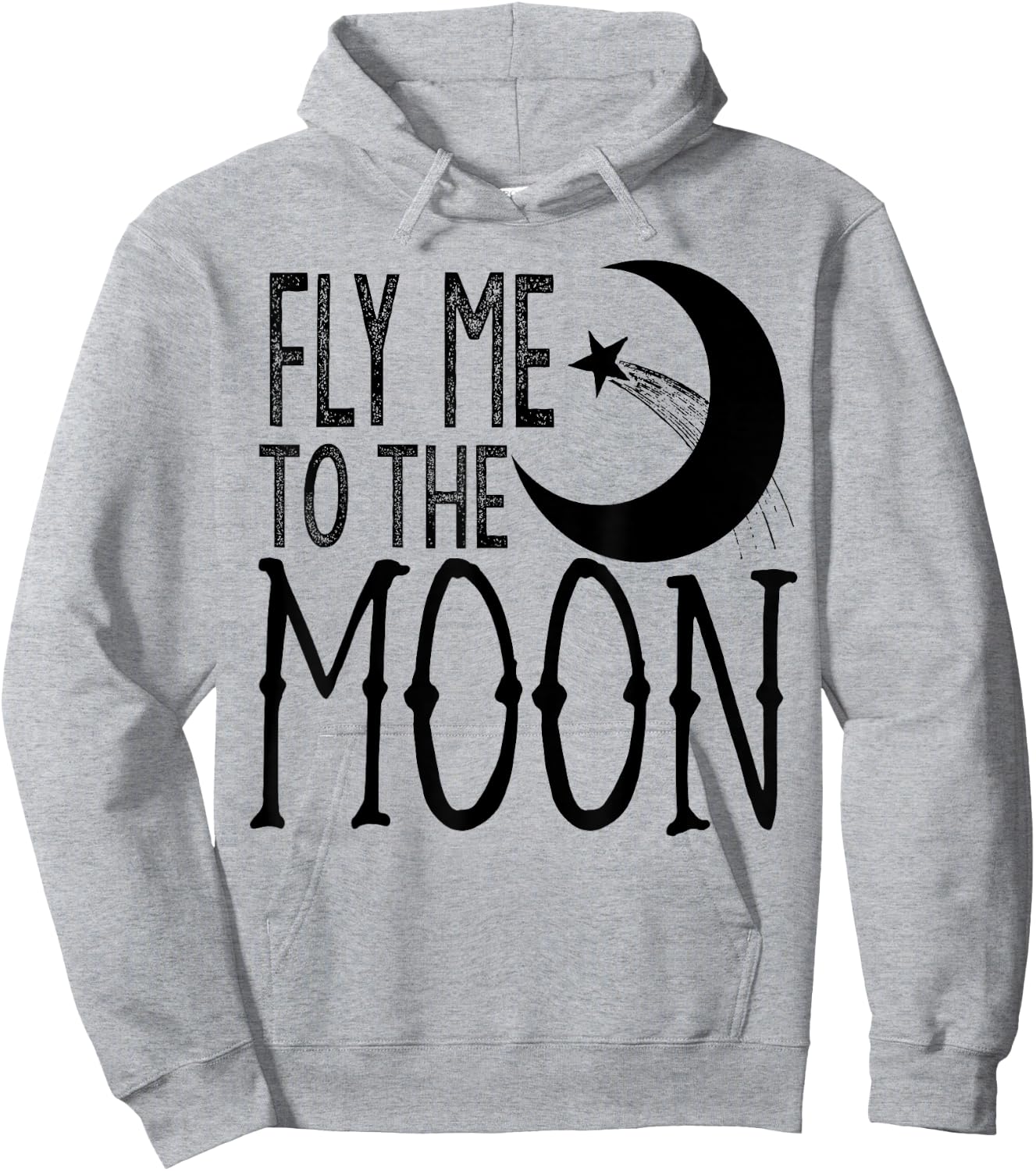 Fly Me to the Moon Hoodie - Hoodie | Ash