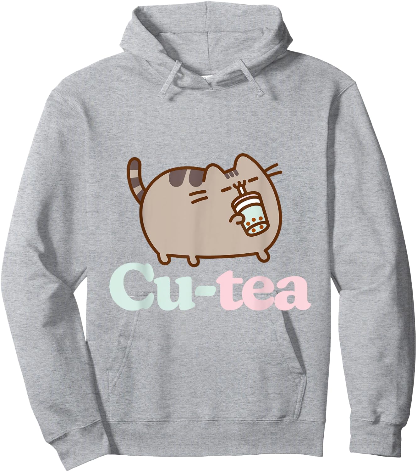 Pusheen Cu-Tea Boba Hoodie - Hoodie | Ash