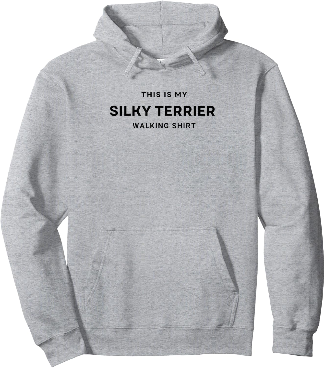 Funny This Is My Silky Terrier Walking Shirt Hoodie - Hoodie | Ash