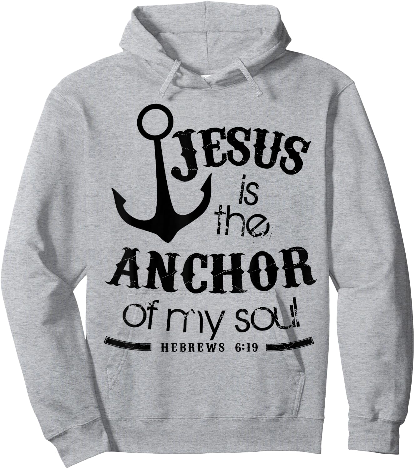 Jesus is the Anchor for My Soul - Christian Faith Nautical Hoodie - Hoodie | Ash
