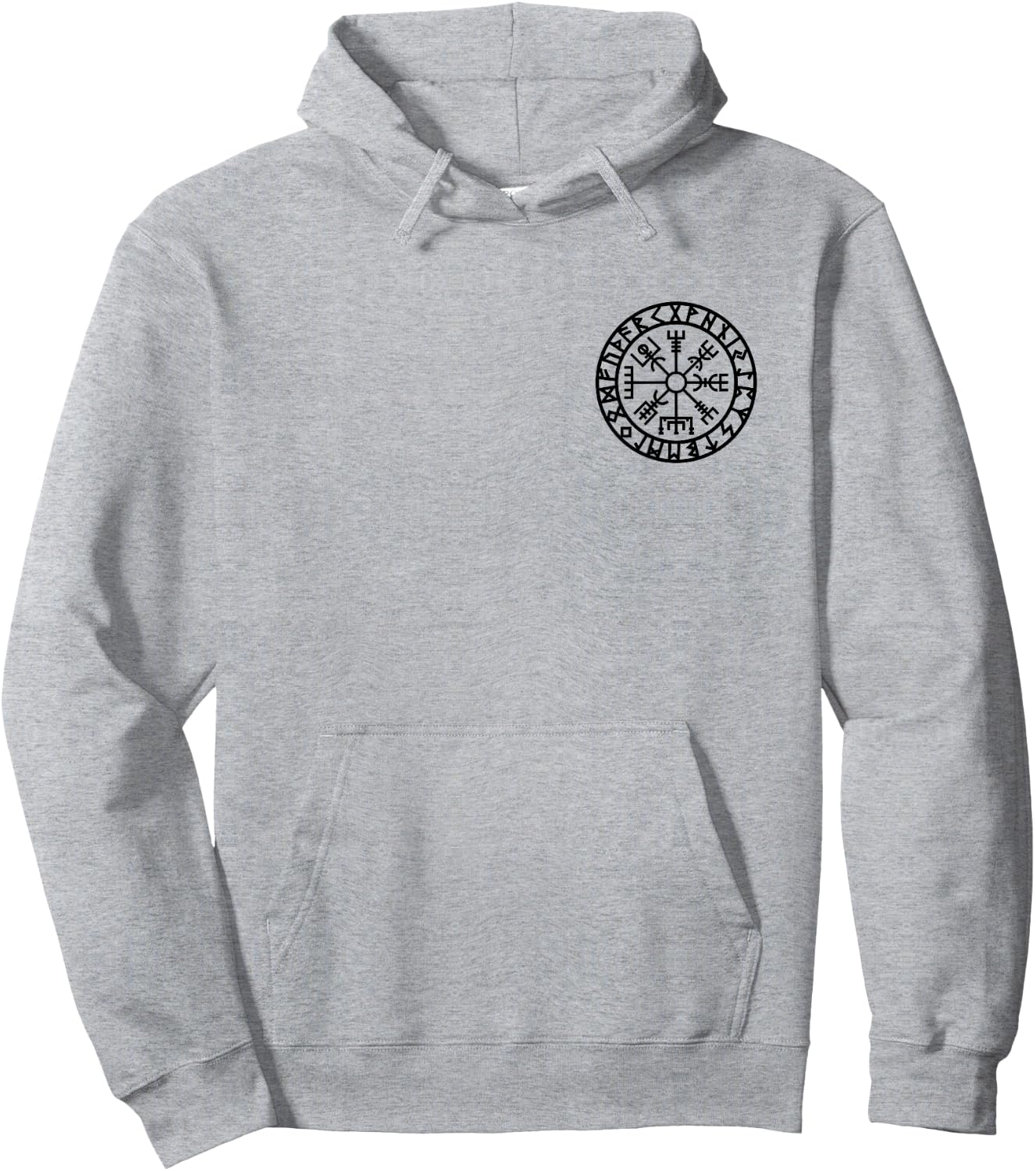 Vegvisir Vikings Nordischer Schutz Odin Thor Celtic Hoodie - Hoodie | Ash