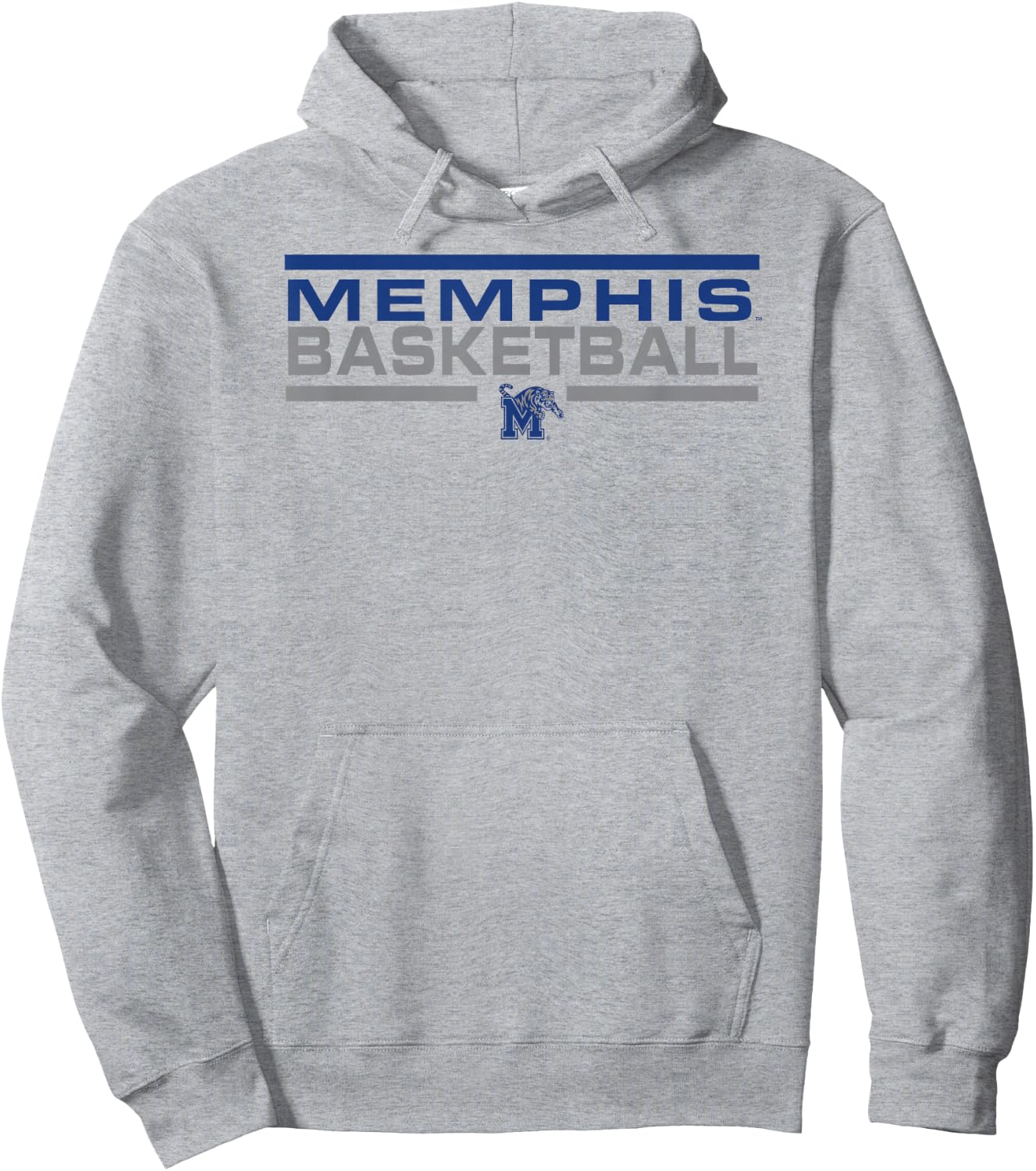 Memphis Tigers Basketball Varsity White Officially Licensed Hoodie - Hoodie | Ash