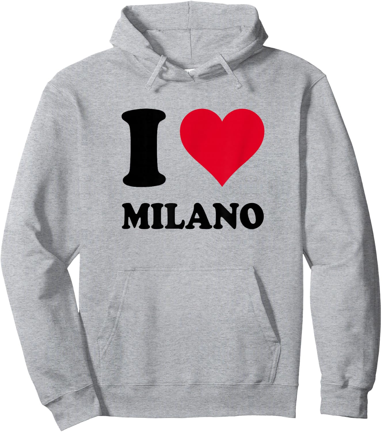 I Love Milan , white, S Hoodie - Hoodie | Ash