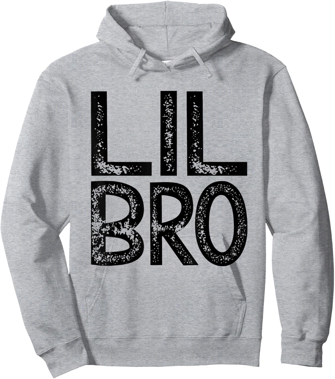 Lil Bro Brother Kleiner Bruder Geschenk Geburtstag Vintage Hoodie - Hoodie | Ash