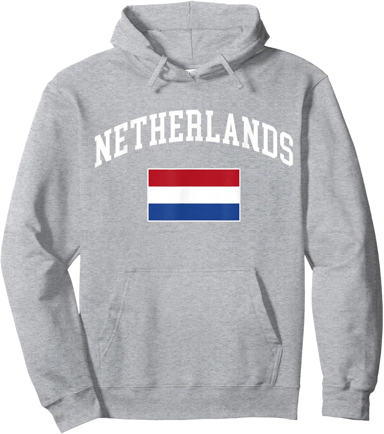 Netherlands Dutch Flag Retro Vintage Classic Graphic Hoodie - Hoodie | Ash