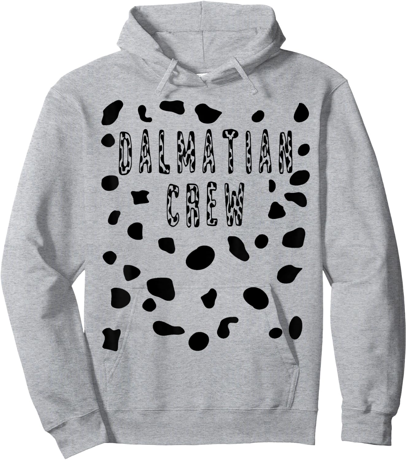 Dalmatian Crew Costume Shirt - Pretend Dog Spots Men Women Kids Hoodie - Hoodie | Ash