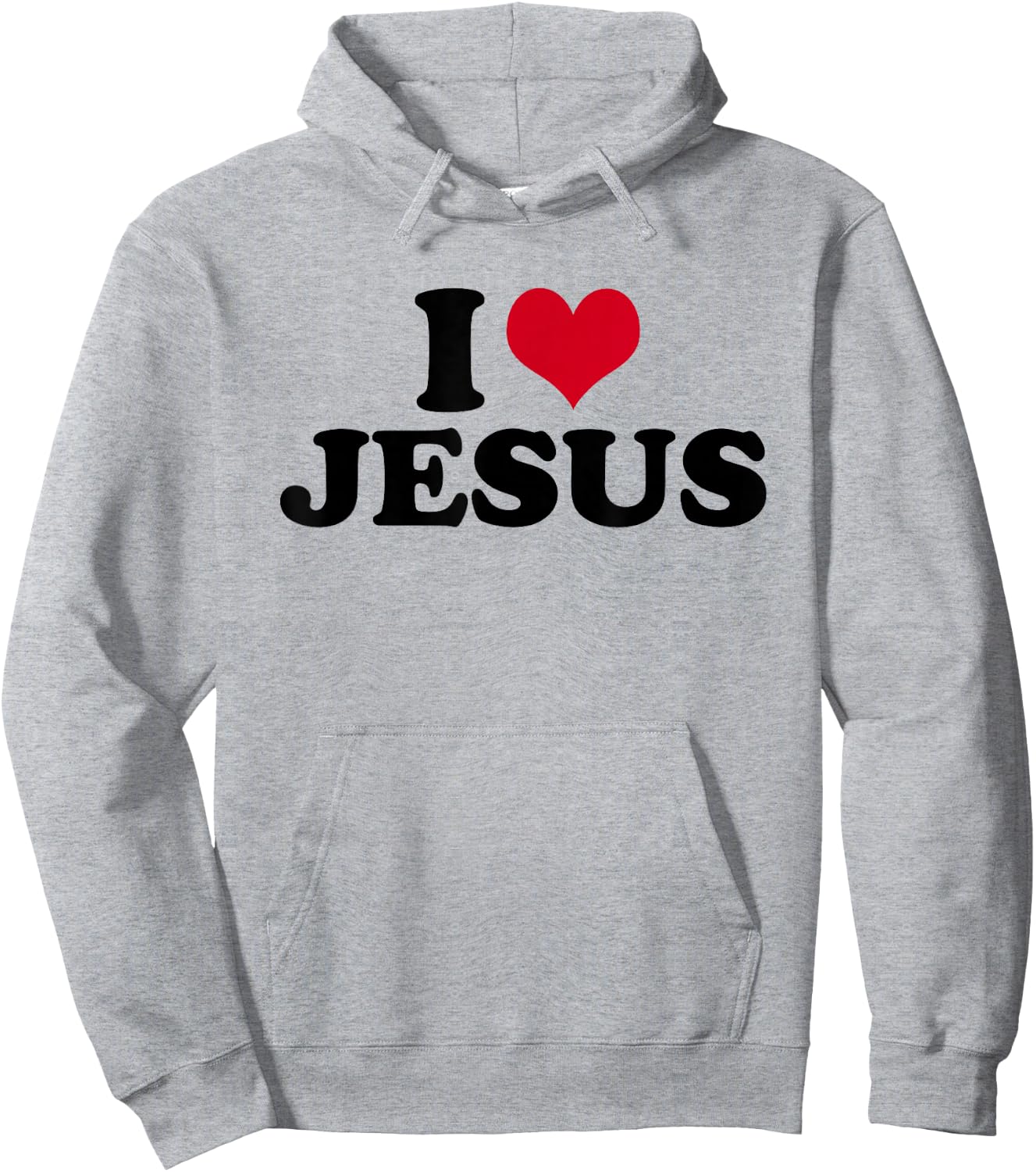 I Love Jesus Hoodie - Hoodie | Ash
