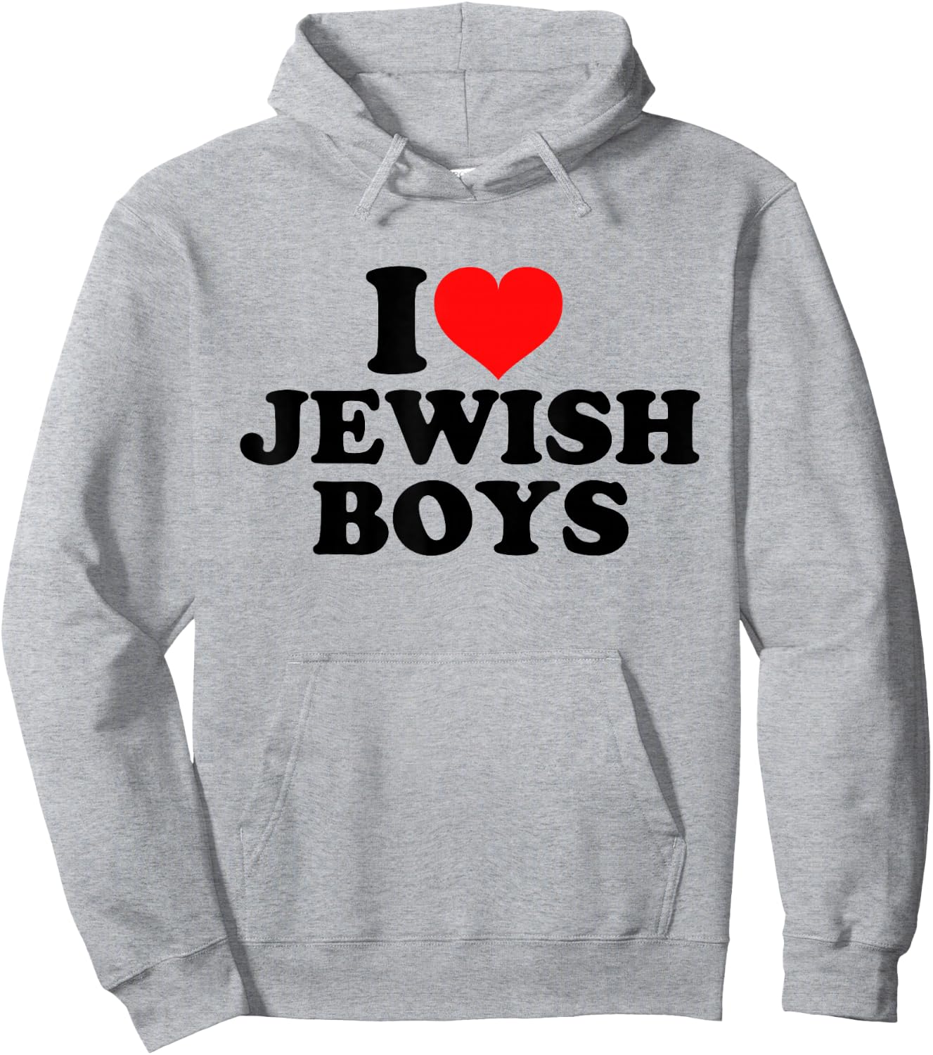 I Love Jewish Boys Hoodie - Hoodie | Ash