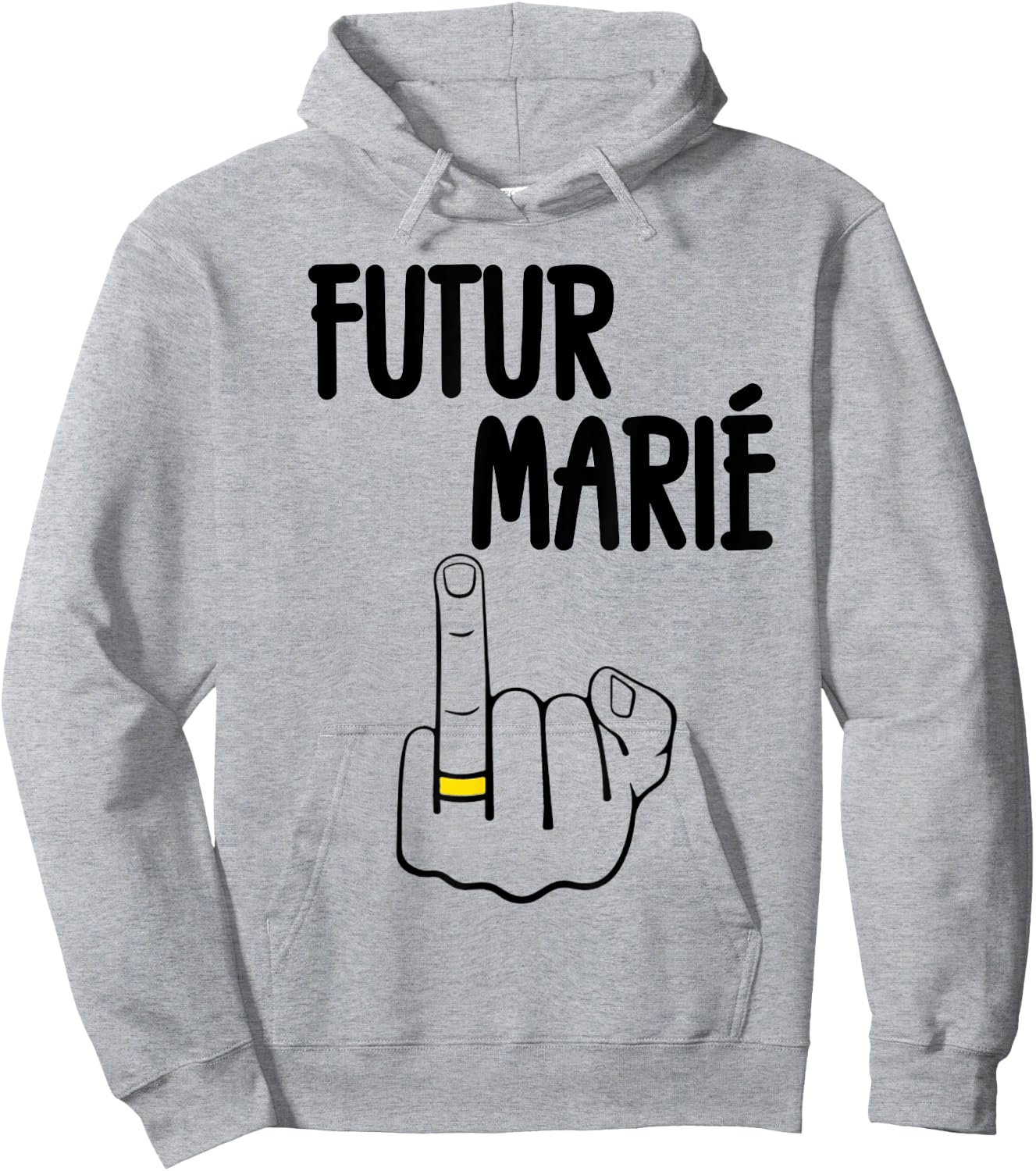 Futur Marié Enterrement Vie De Garçon EVG Humour , white, S Hoodie - Hoodie | Ash