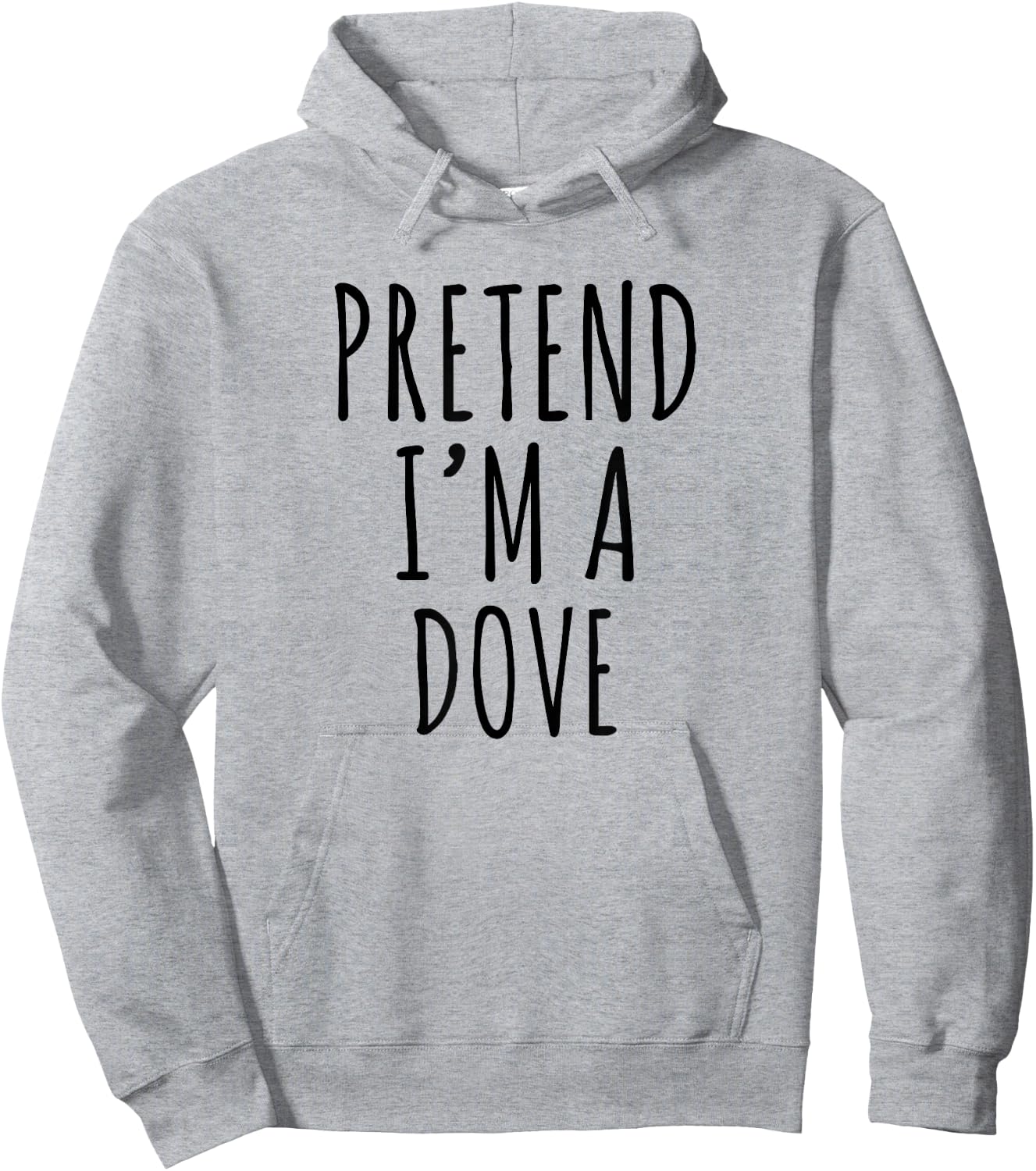Lazy Halloween Costume Pretend I'm A Dove Simple Hoodie - Hoodie | Ash