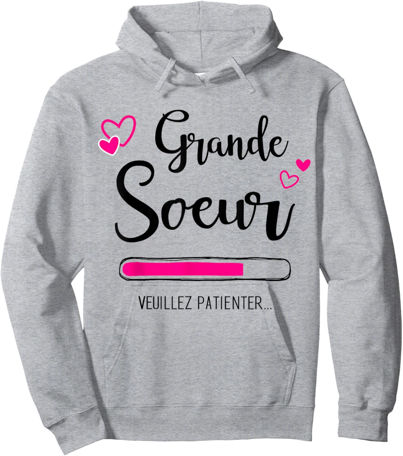 Big Sister Loading , white, S Hoodie - Hoodie | Ash