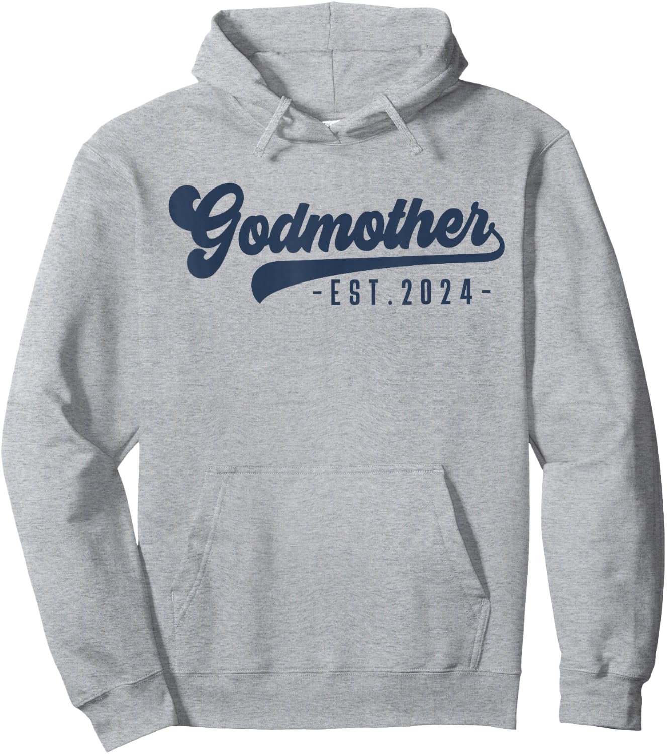 Godmother Est 2024 Godmother To Be Gifts New God Mom Hoodie - Hoodie | Ash