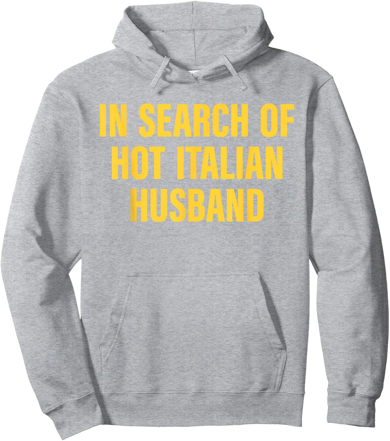 In Search Of Hot Italian Husband Funny Quote Hoodie - Hoodie | Ash