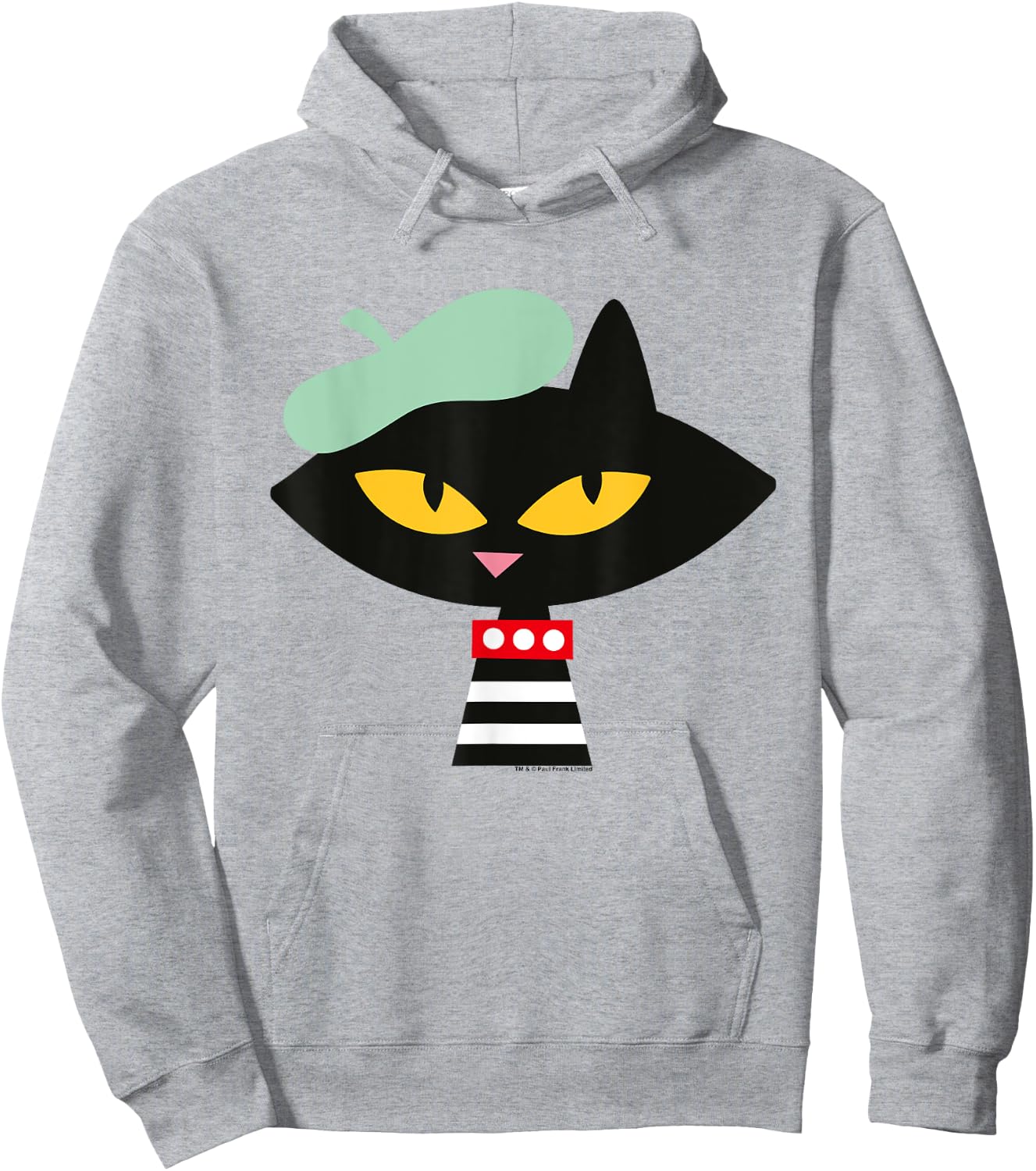 Paul Frank Mika Cat Beret Men Women Girls Kids Hoodie - Hoodie | Ash