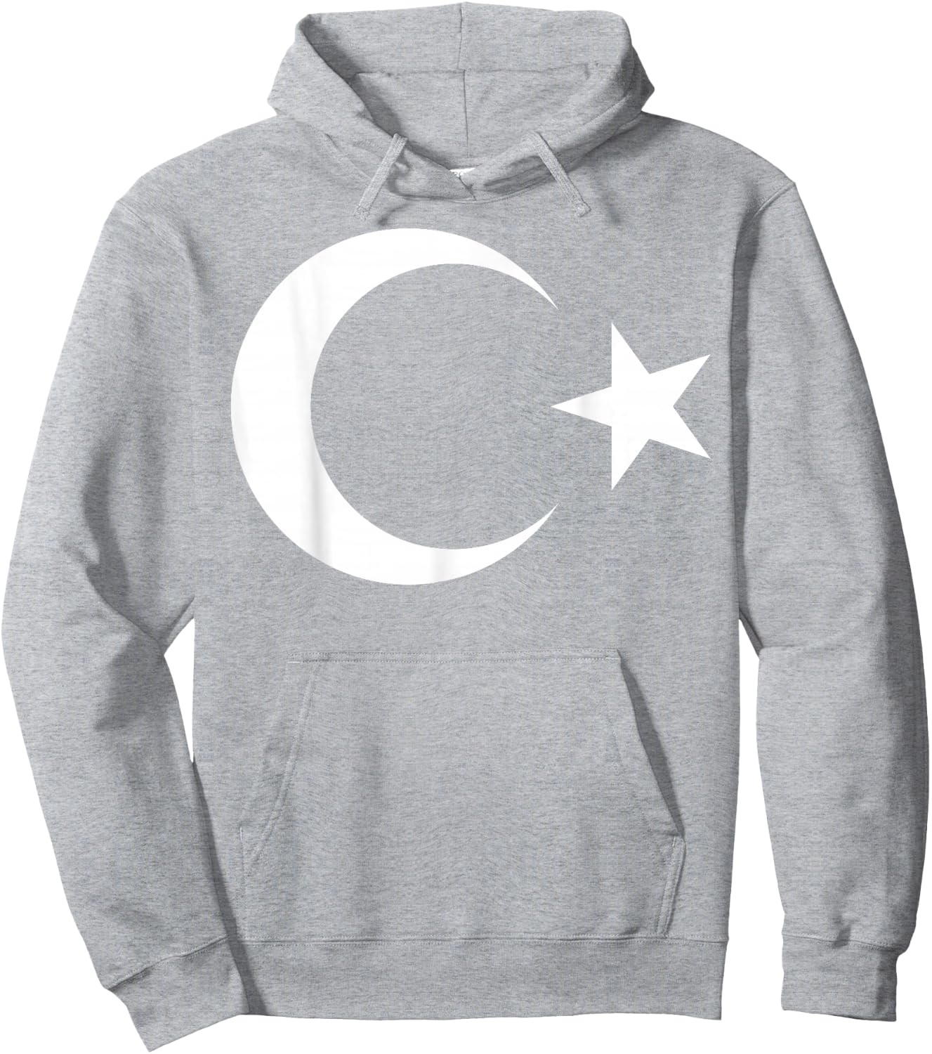 Turkish Flag Turkey Bayragi Türkiye Crescent Moon And Star Hoodie - Hoodie | Ash
