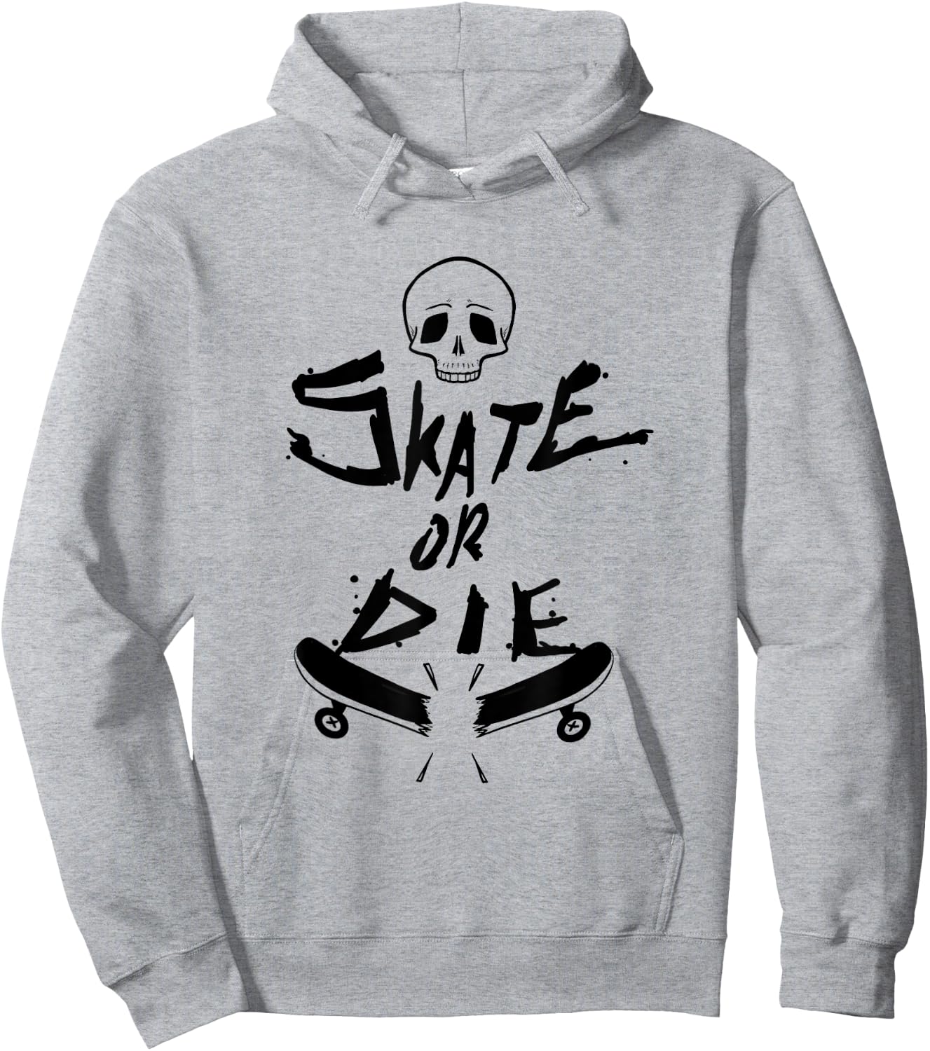 Skater design Skate Or Die Cool Gift Hoodie - Hoodie | Ash
