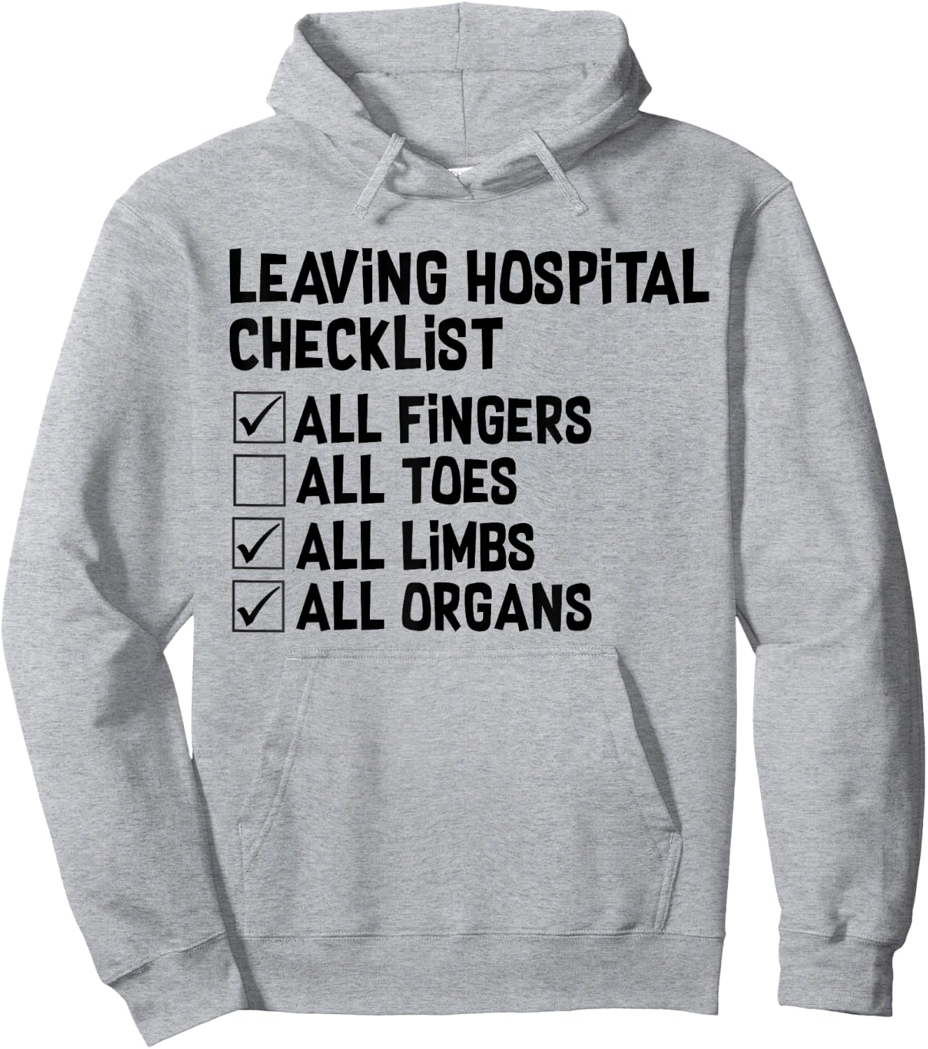 Toe Amputee Funny Humor Prosthetic Amputation Hoodie - Hoodie | Ash
