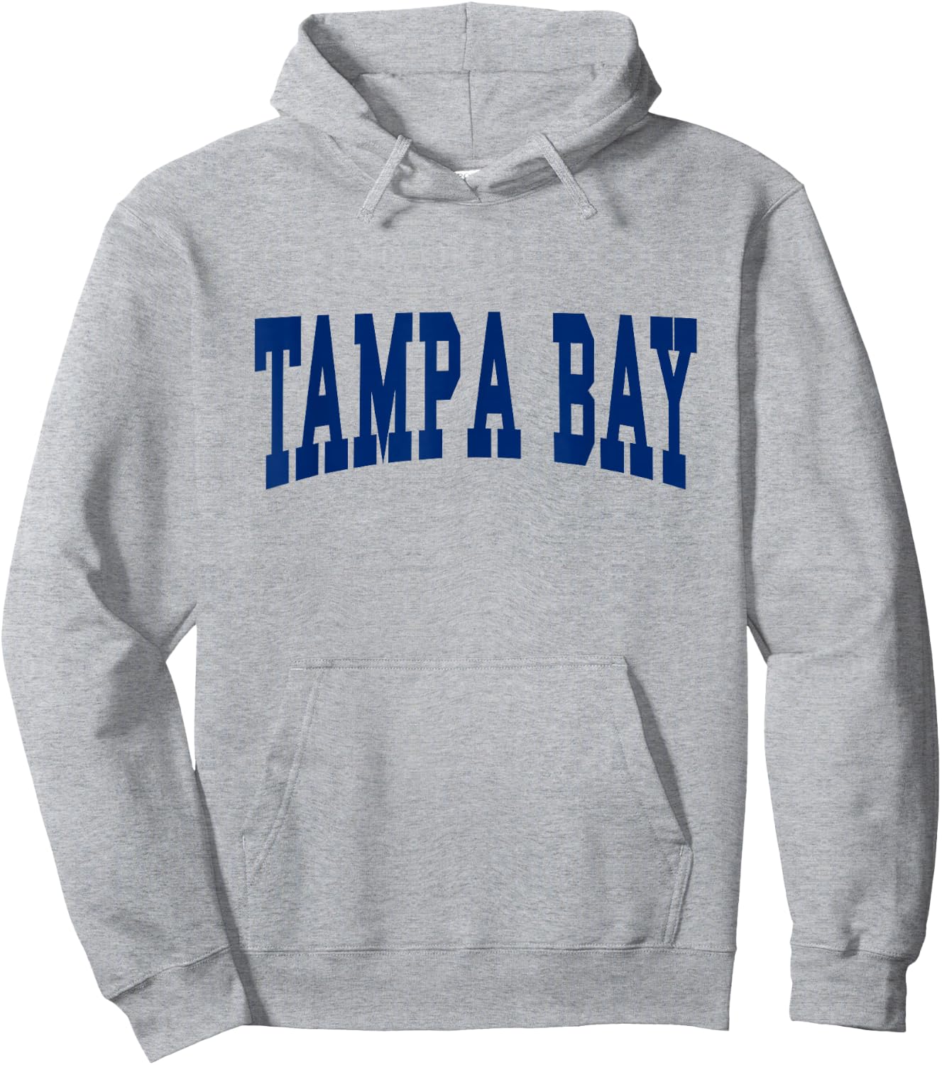Graphic Apparel Co. - Tampa Bay - Hometown Pride - Throwback Design - Classic Adults - White - Small - Short Sleeve Hoodie - Hoodie | Ash