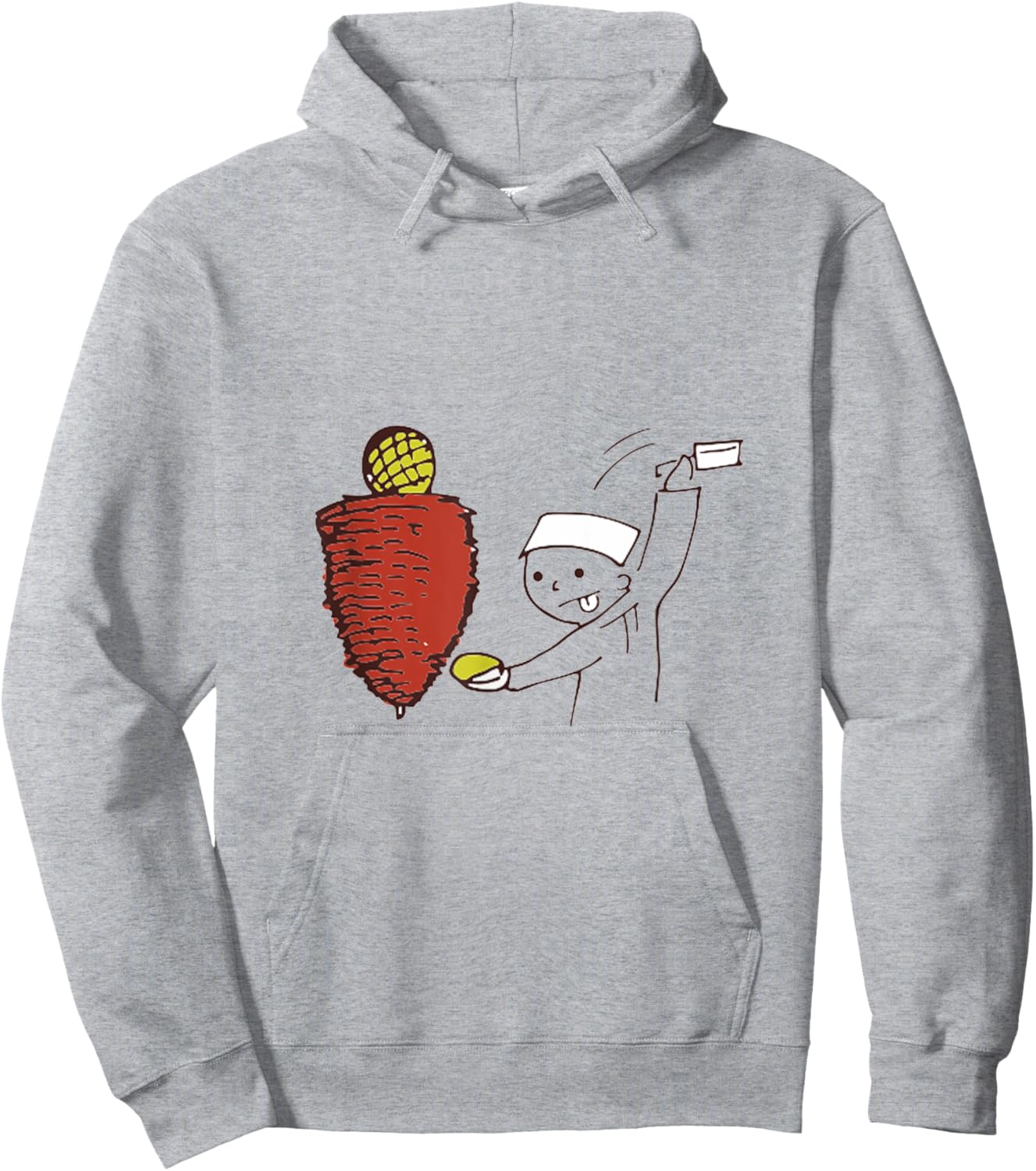 Chef Taco el Pastor Mexican Food Hoodie - Hoodie | Ash