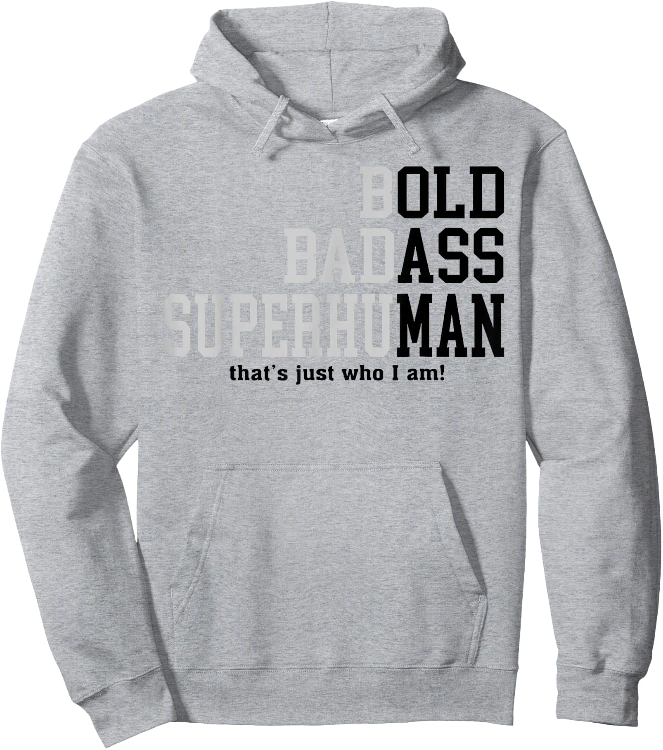 Funny Man Saying Gag Gift Birthday Husband Dad Fathers Day Hoodie - Hoodie | Ash