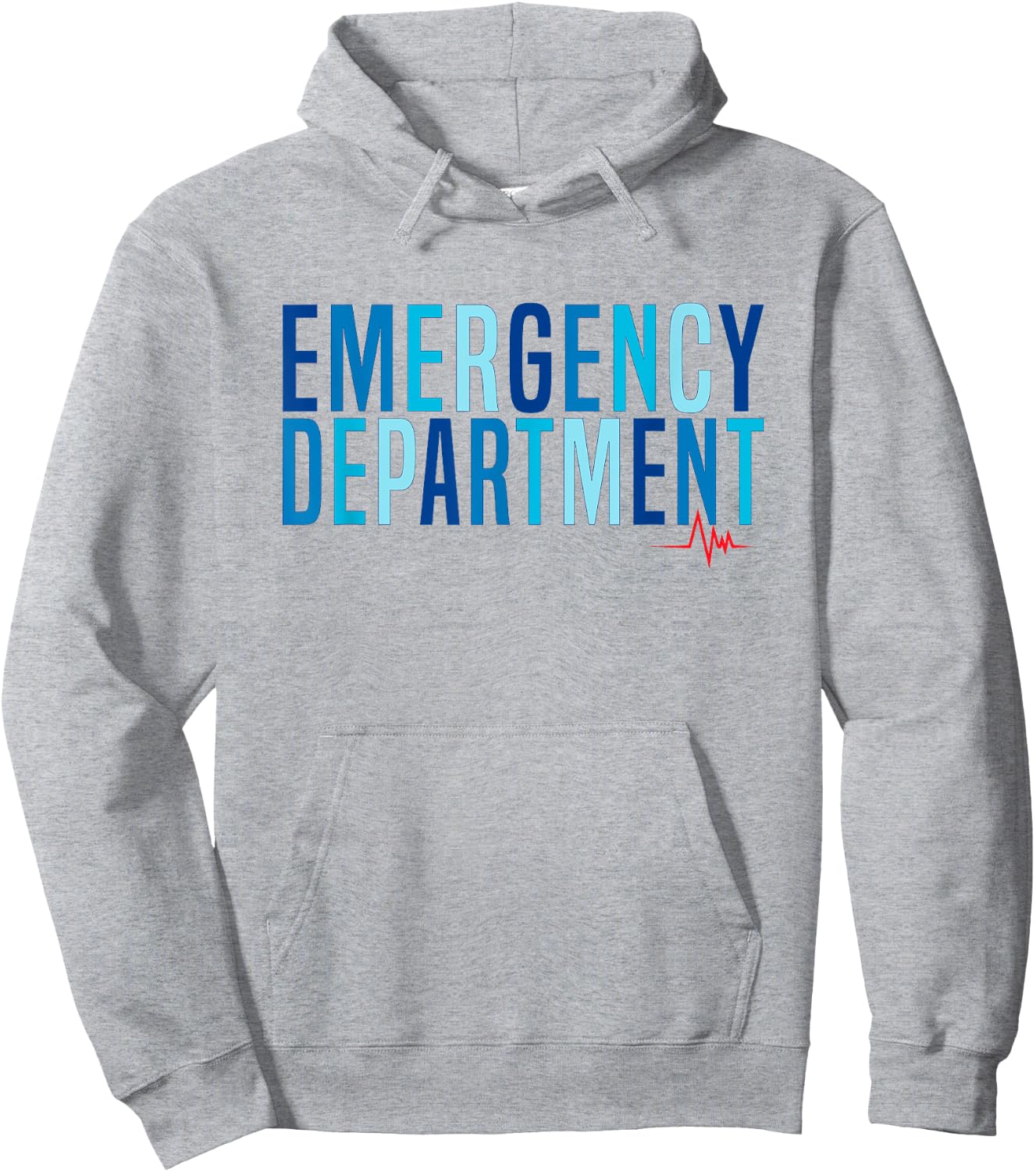 Vintage Emergency Department Emergency Room Nurse Healthcare Hoodie - Hoodie | Ash