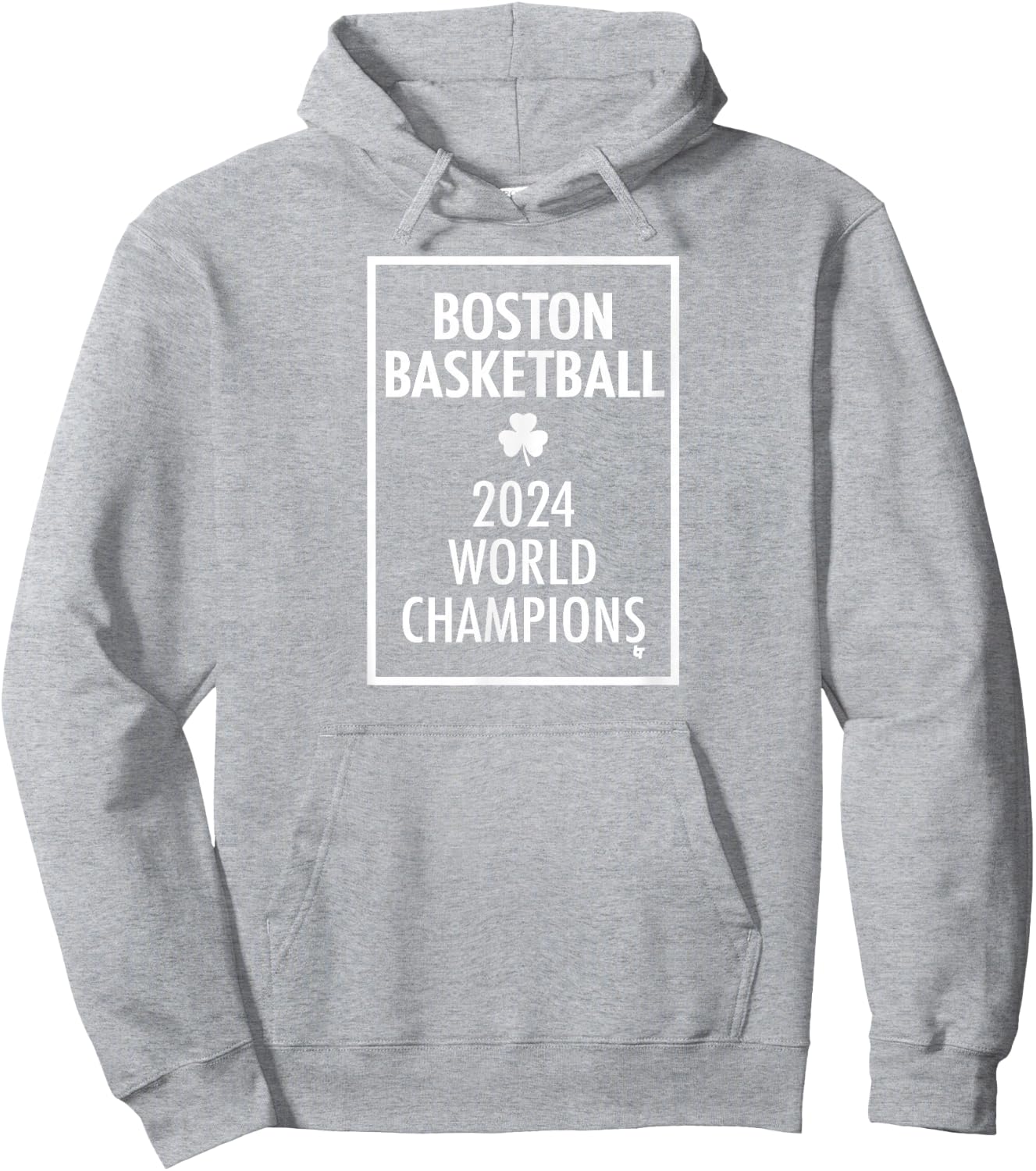 2024 World Champions - Boston Basketball Hoodie - Hoodie | Ash