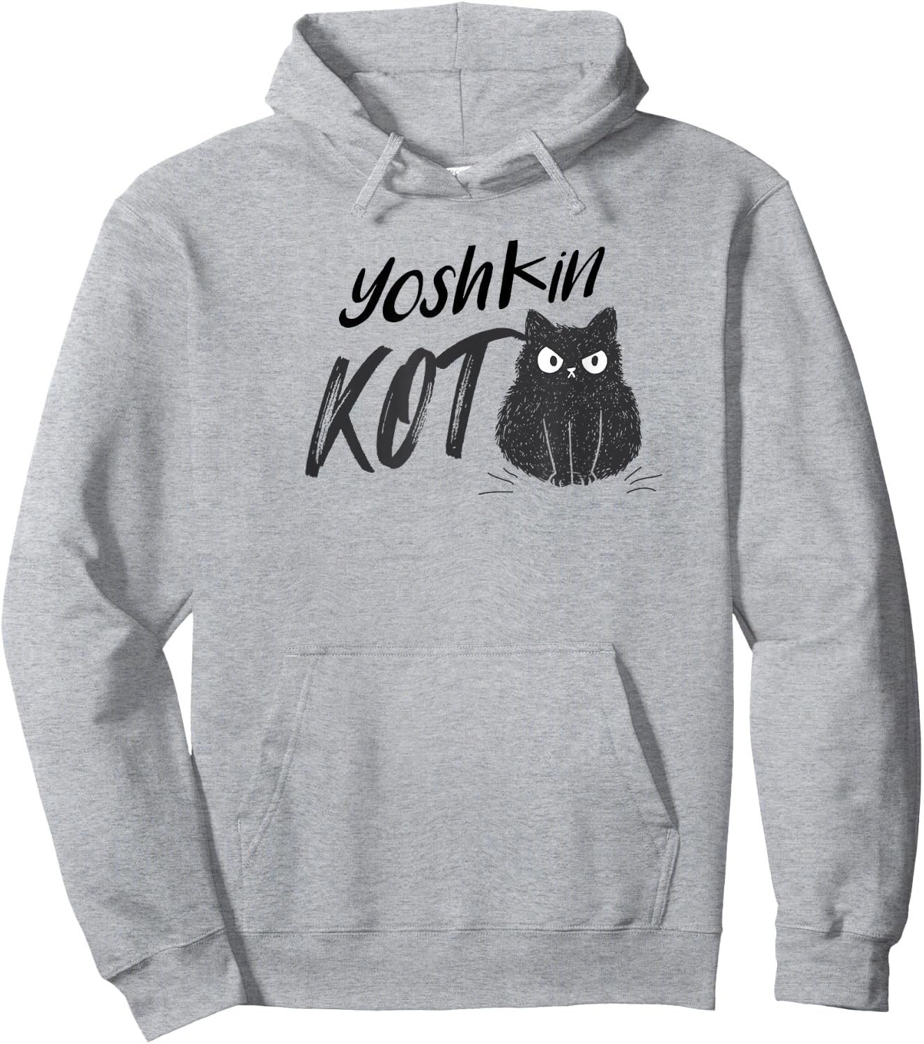 Yoshkin Kot lustiger Russen Spruch Russischer Spruch Hoodie - Hoodie | Ash